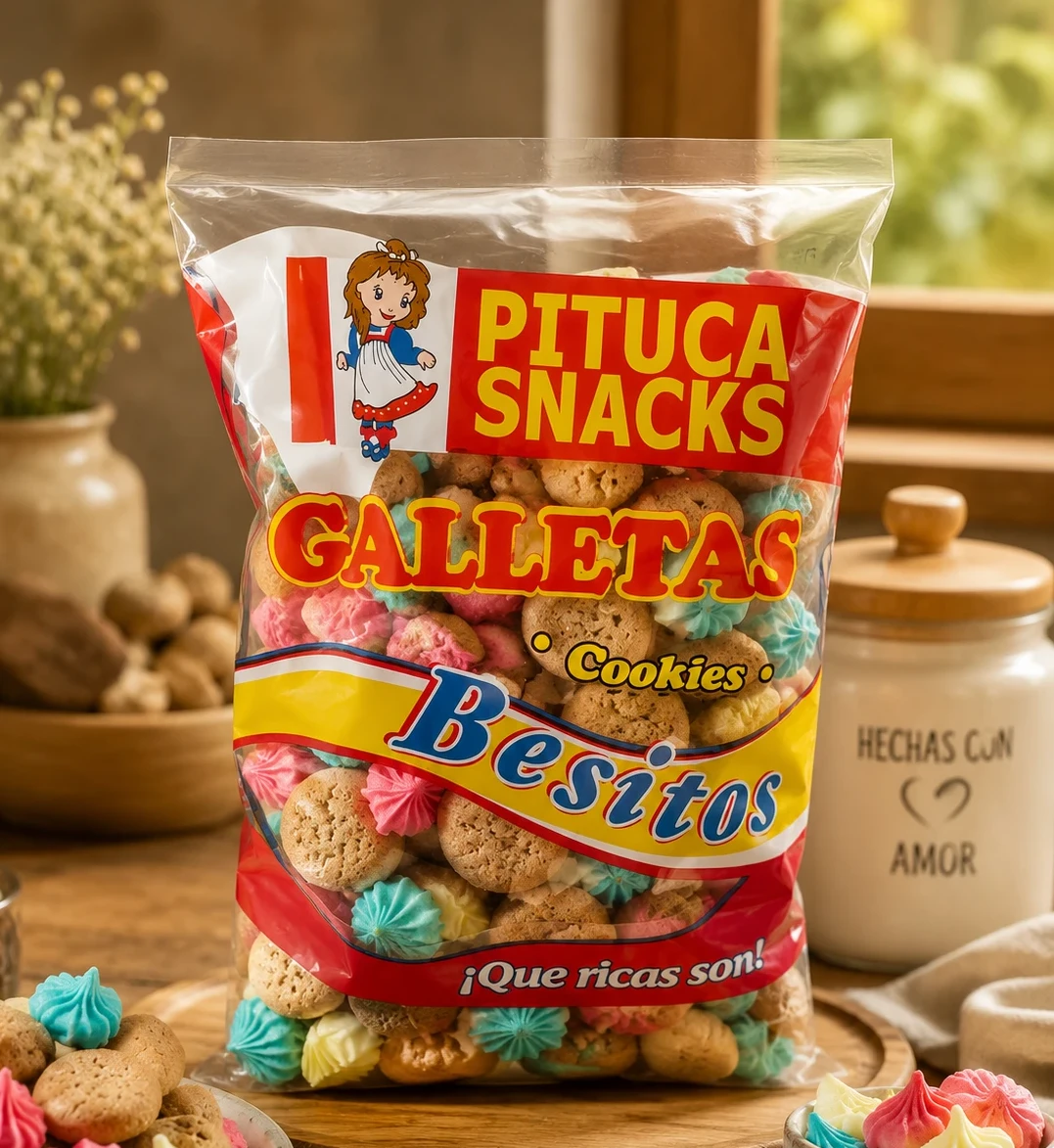 Paquete de galletas Besitos Pituca