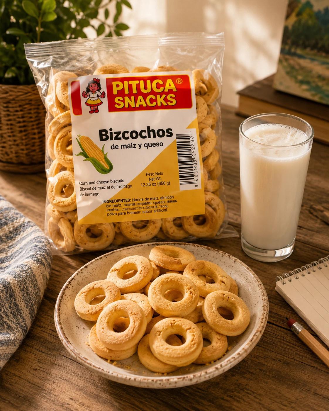 Bizcochos de Maíz y Queso Pituca